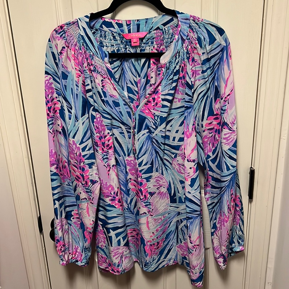 Lilly Pulitzer silk top